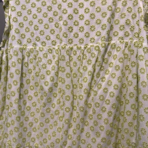 Retro Day Tripping in Eyelet Flower Fields Trapeze Dress - Picture 11 of 13